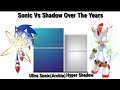 Sonic Vs Shadow Power Levels Over The Years
