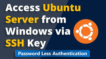 Hoe SSH te gebruiken in Linux | Inloggen zonder wachtwoord op Ubuntu Server #sshkey