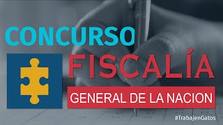 Nuevo concurso de la Fiscalía