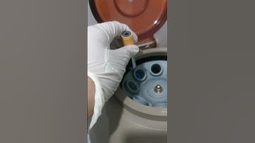 Yellow top tube Centrifugation to yield blood serum #medtechlife #mls #laboratory #mls #centrifuge