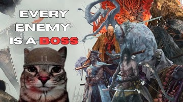 Sekiro But EVERY ENEMY Is  A BOSS ( Items Randomized )