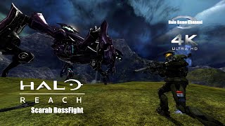 【最後一戰 瑞曲之戰 - 模組】Halo Reach - Scarab BossFight MOD《英文配音 4K》