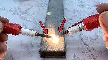 How to make a simple welding machine from Spark Plug at home! Genius invention