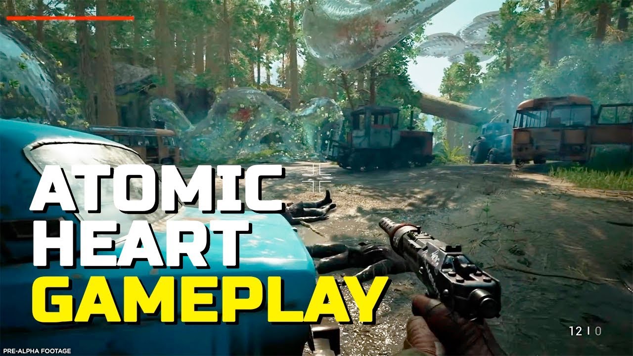 Gameplay 10. Атомик Харт геймплей. Полигон 10 Atomic Heart. Atomic Heart pre Alpha.