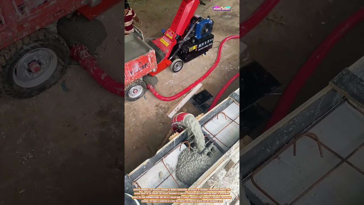 The Art of Concrete Pumping for Secondary Construction Columns