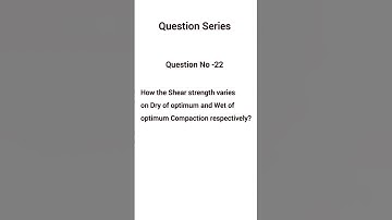 Geotechnical Engineering Interview Question Series| Basic Level Questions