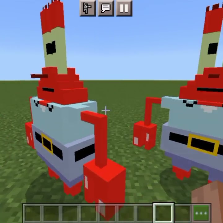 Spongebob Spongebob Patrick Patrick but it's Minecraft š #shorts