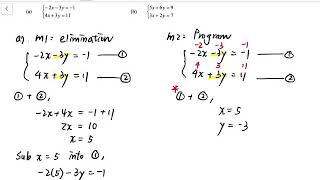 Simultaneous equations (part 1)
