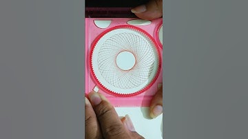 Amazing Spirograph Art 😍 #spirograph #satisfying #asmr #ytshorts #trending #art #drawing #shorts