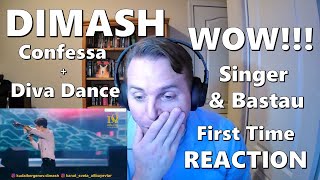 Classical Singer First Time Reaction - Dimash | Confessa + Diva Dance (Singer & Bastau) INCREDIBLE!!
