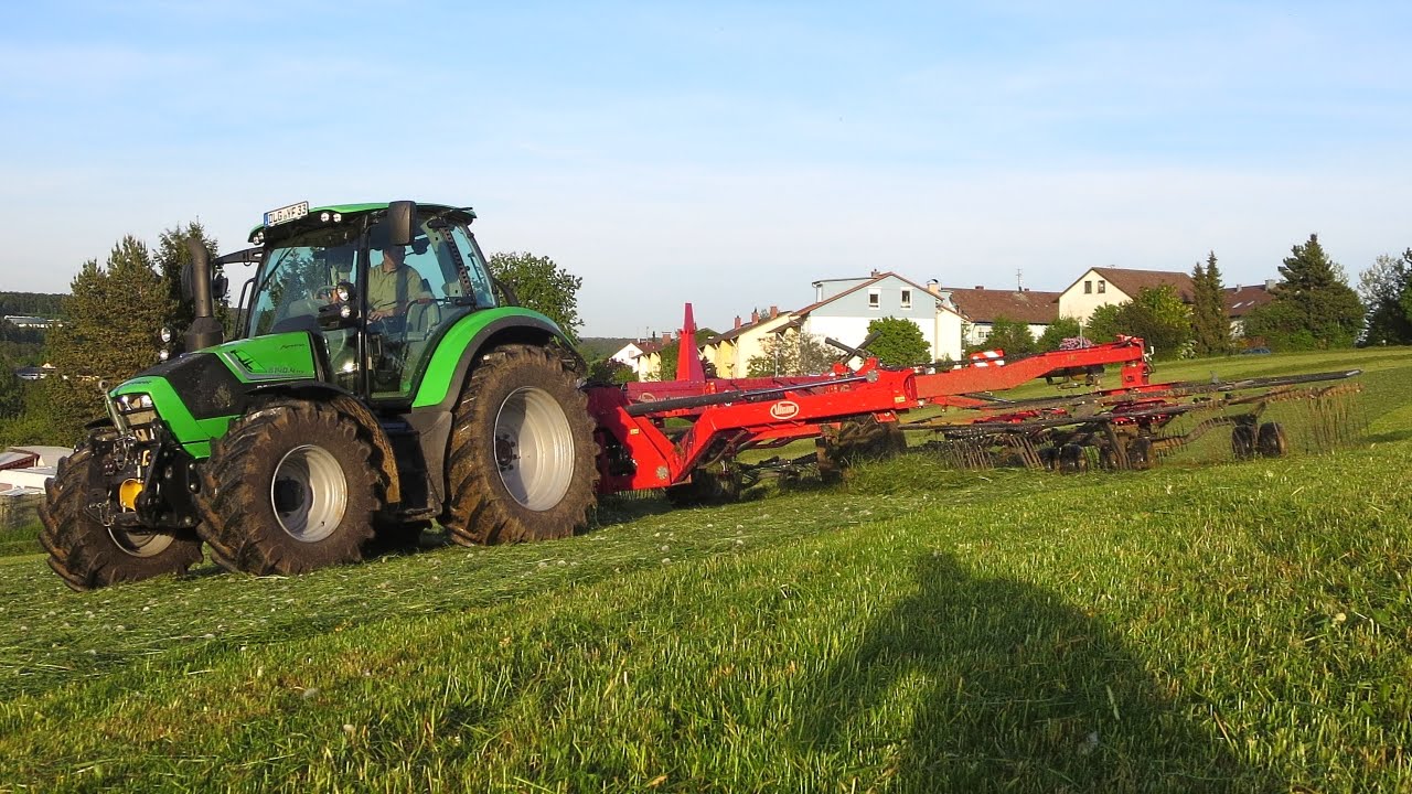 1. Schnitt 2015 | Schwaden mit Deutz-Fahr 6140.4 TTV & Vicon Andex 1503