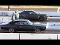 Legendary Charger R/T vs Dodge Demon - 1/4 mile drag race