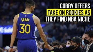 Curry offers thoughts on rookies Jonathan Kuminga and Moses Moody