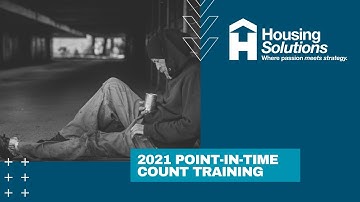 AWH4T 2021 Point-in-Time Count Training