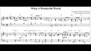 [jazz piano] What A Wonderful World (sheet music)