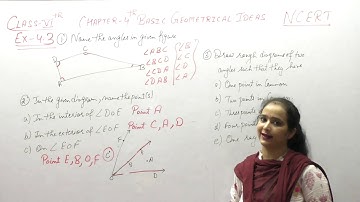 Ncert Class 6 Maths Ch-4 Basic Geometrical Ideas Ex-4.3 Q-1,2,3