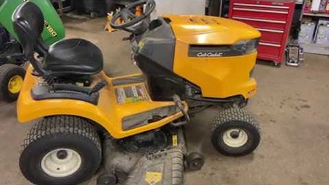 How to Remove Mower Deck Cub Cadet XT1