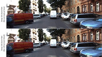 Unsupervised Learning of Photo Realistic 3D Zoom