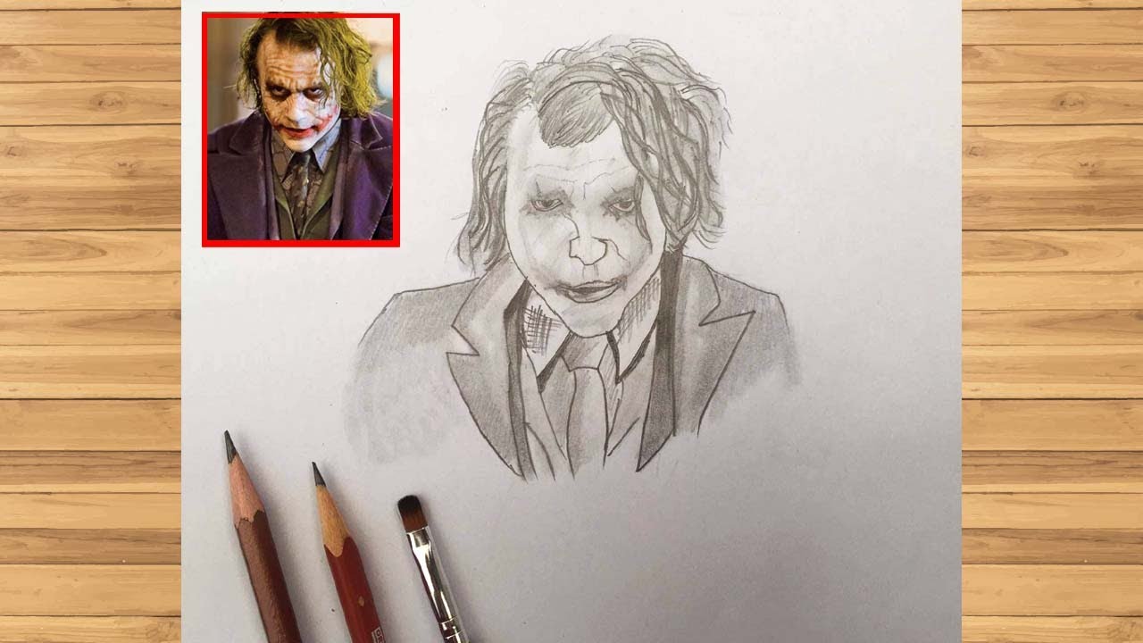 How To Draw Joker Face For Beginners Dark Knight Joker Drawing Easy Youtube How To Draw Joker Face For Beginners Dark Knight Joker Drawing Easy Youtube