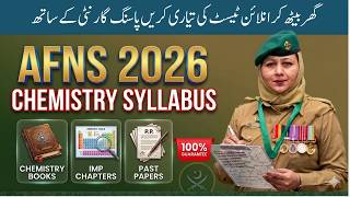 AFNS 2026 Initial Test Preparation | AFNS Chemistry Syllabus | AFNS Most Repeated Questions