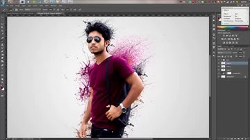 Photoshop tutorials | Splatter / Dispersion photo manipulation Tutorial