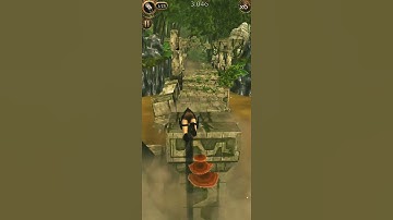 Action scene of relic run game