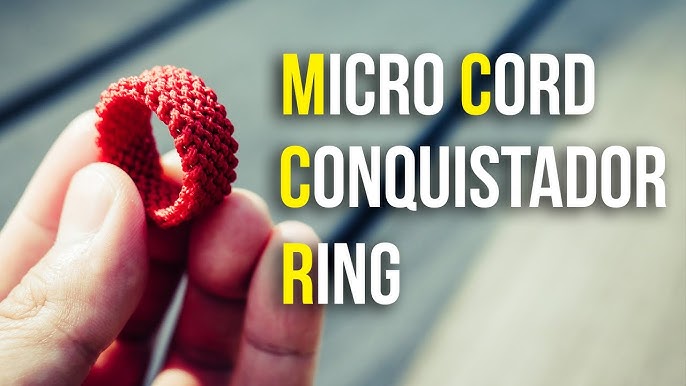 King Cobra Knot Micro Cord Ring  Paracord Ring Tutorial 