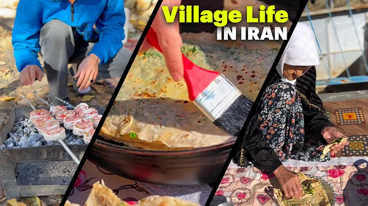 Village Life In Iran: Baking Traditional Kurdish Bread & Food