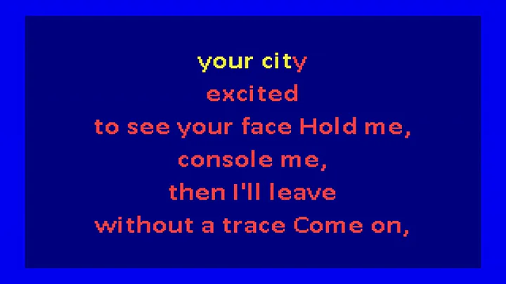 Marías -  No One Noticed (karaoke)