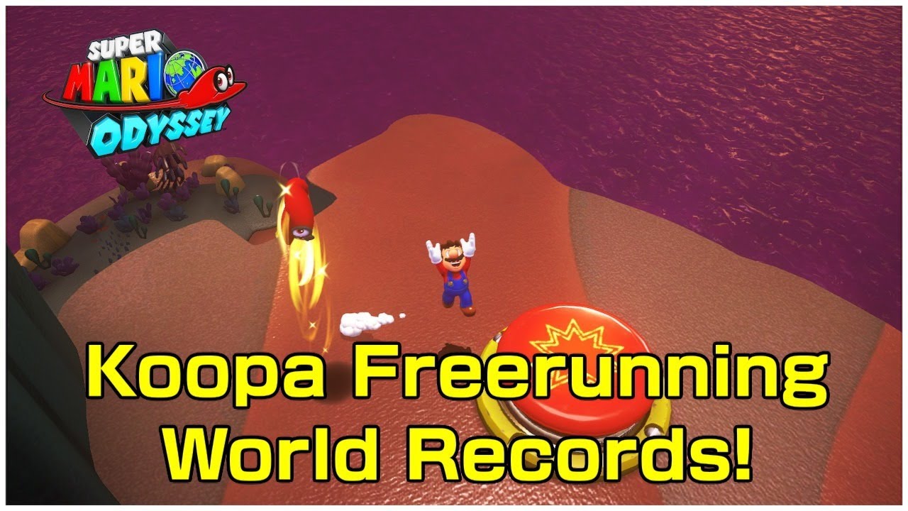 Koopa Freerunning World Records - Super Mario Odyssey - Sub 280 WR SoB - September 2019