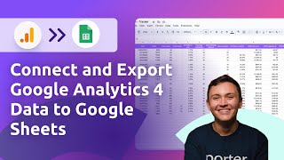 Connect and Export Google Analytics 4 (GA4) Data to Google Sheets | Tutorial (2023)