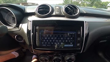 How to Set Destination in Map in Suzuki Swift VI (2017 – now) - Start Route in Navigation