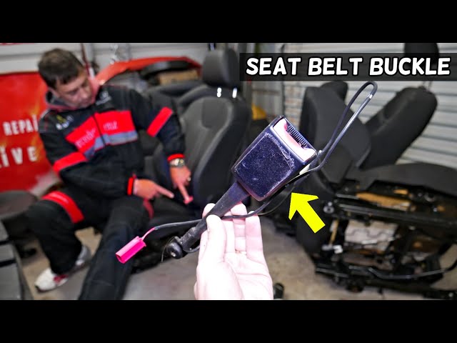 HOW TO REPLACE SEAT BELT BUCKLE ON A CAR 