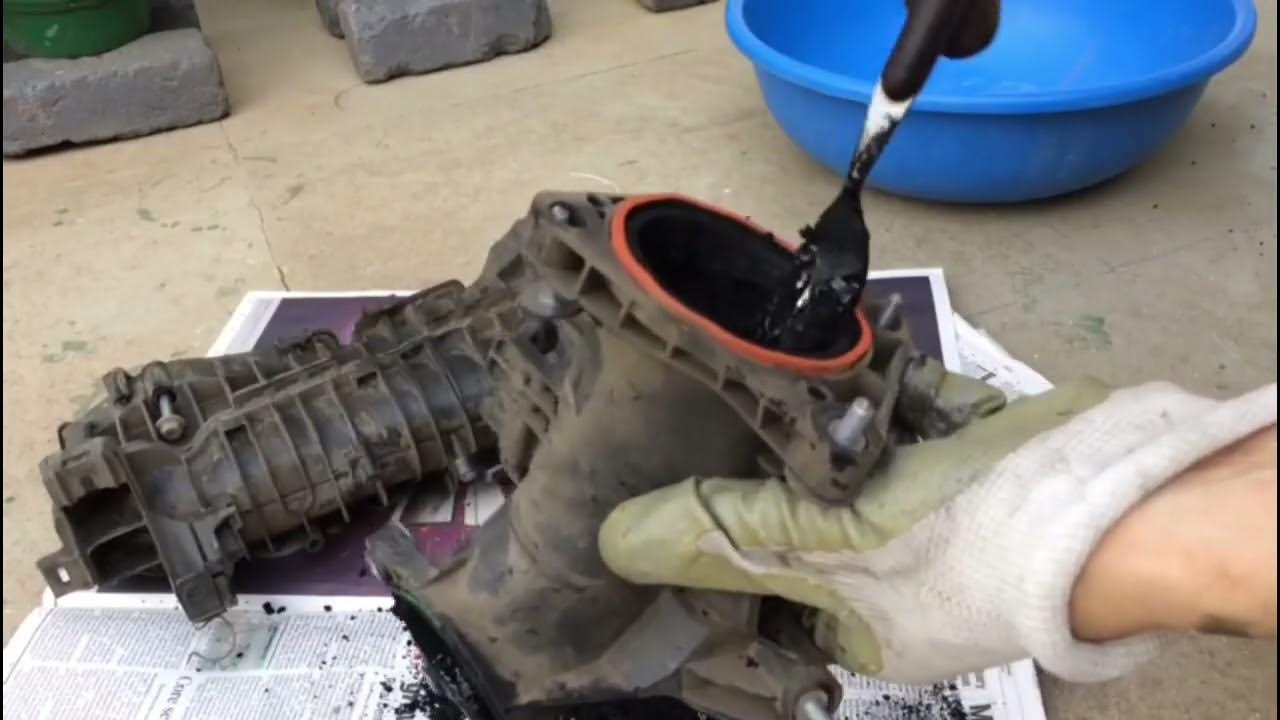 How to clean intake manifold of a BMW X3 F25 N47 engine. YouTube
