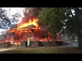 Fire at Maddox Park Pavilion in Atlanta - Fully Involved