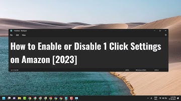 How to Enable or Disable 1 Click Settings on Amazon 2023