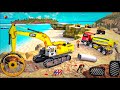 City Road Builder Construction 3D - Highway JCB Excavator Simulator - Android GamePlay