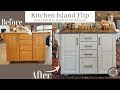 Easy Kitchen Island Flip