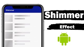 Shimmer Effect in Android | Loading Effect | 2024 screenshot 1