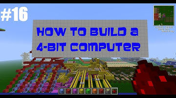 Minecraft: How To Build A 4-Bit Computer - Part 16 - Program Counter, Decoder and Clock I [Tutorial]