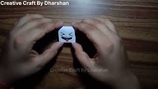 Easy Origami EMOJI Fidget Toy || Origami Emoji Jumping Toys || Creative Craft By Dharshan