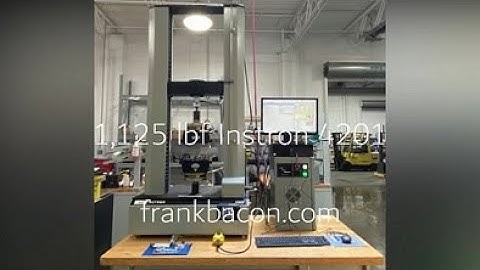 5 kN Instron 4201 Tensile Tester Reconditioned with New Software & Controls. Better than New!