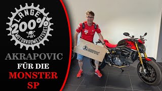 Ducati Monster SP mit Akrapovic Slipon, Soundcheck, besser als Termignoni?? 🔥🔥