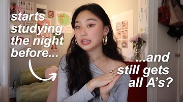 how i cram for exams: quick + efficient study methods for getting all A