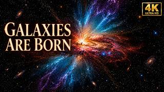 Galaxies Are Born - Cinematic Space Ambient Music & Stellar Creation Soundscapes - 4K
