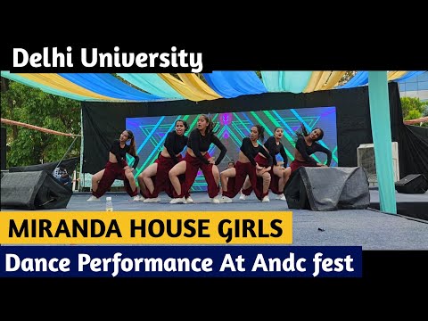 Miranda House girls Dance Performance at Andc college Fest || Delhi University #dance