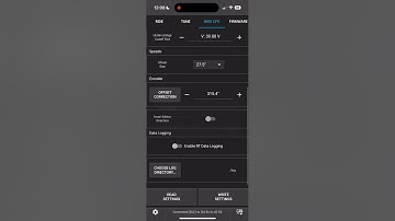 How to fix the log feature on the IOS VESC tool app
