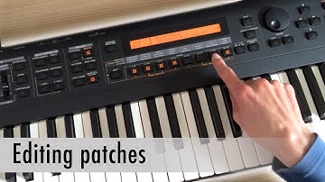 Editing patches on the Roland XP-30