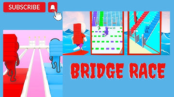 Bridge Race ❤🏃‍♂ | All Levels Gameplay Android,ios (Levels 1-5) | Kids Playzone
