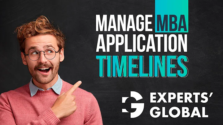 How to Manage MBA Applications Timelines | Admission Consulting by Experts' Global
